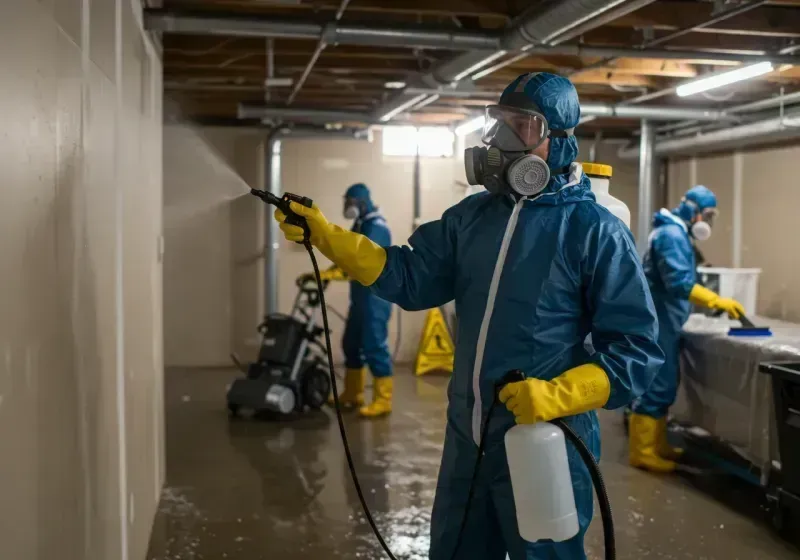 Basement Sanitization and Antimicrobial Treatment process in Salt Lake County, UT